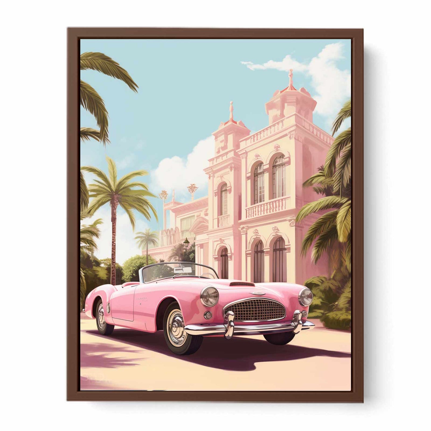 Vintage Car Canvas Art Print-6