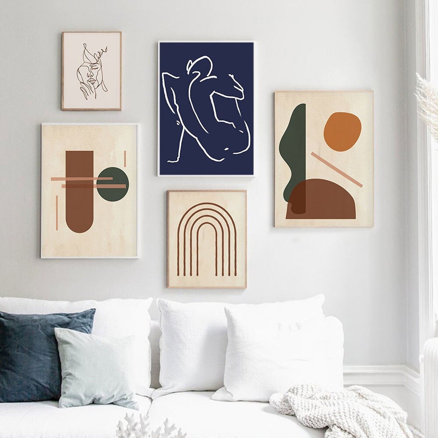 Poster Warm Geometry - ohne Rahmen