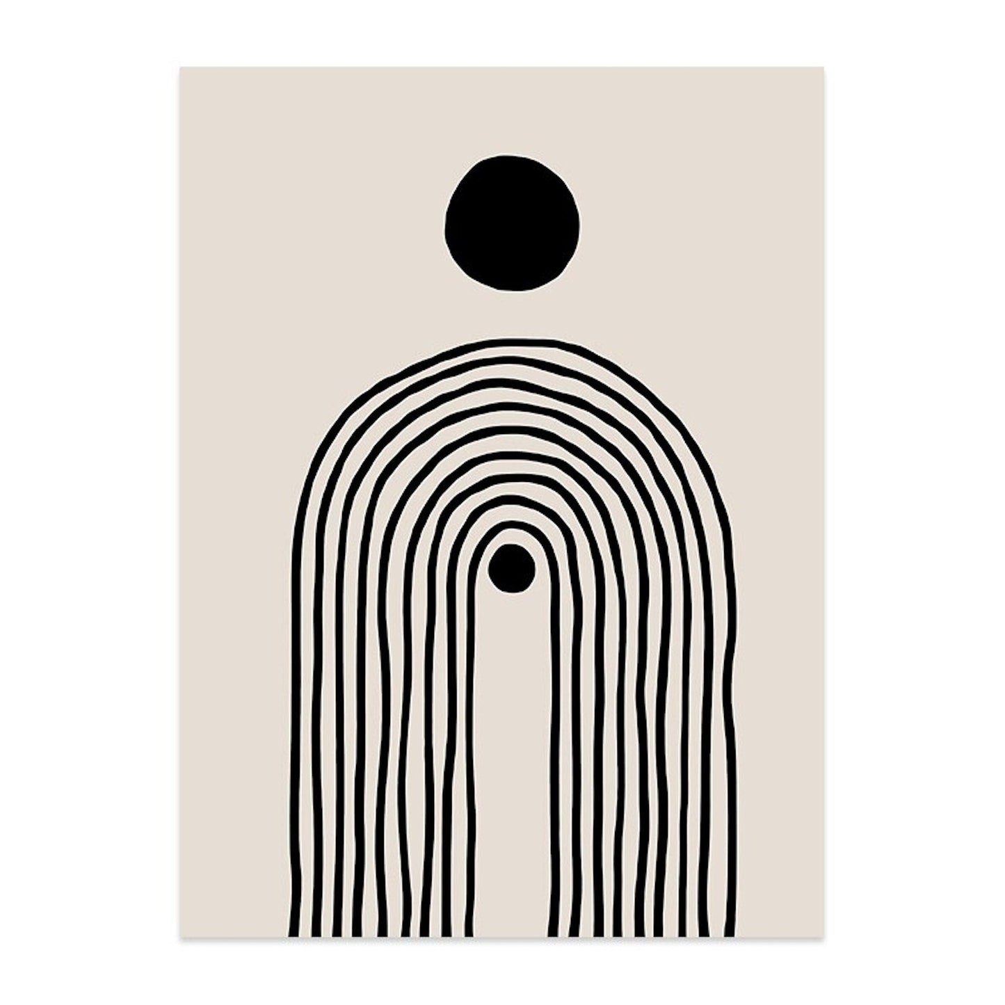 Poster Natural Shapes - ohne Rahmen