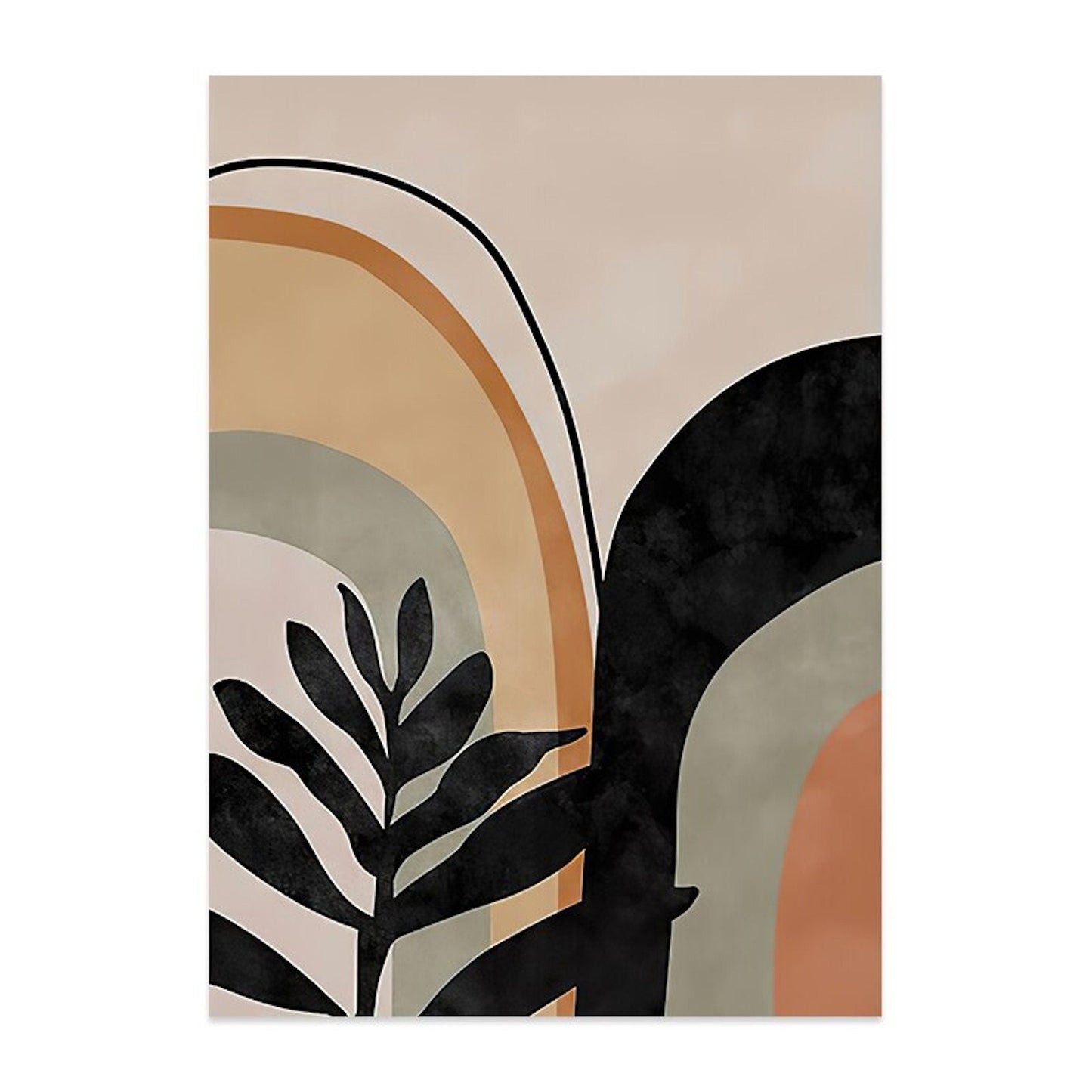 Poster Natural Shapes - ohne Rahmen
