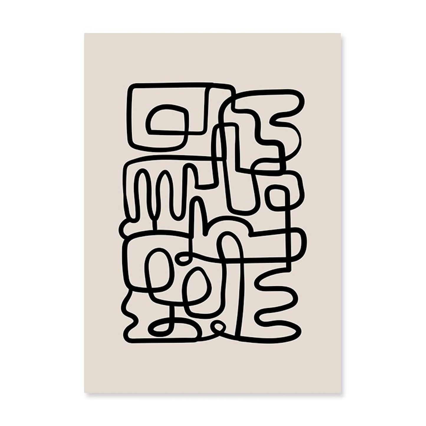 Poster Minimalism - ohne Rahmen