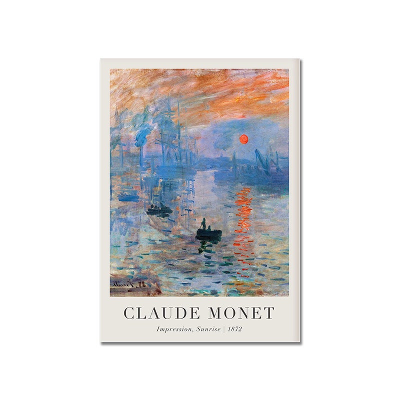 Poster Claude Monet - ohne Rahmen