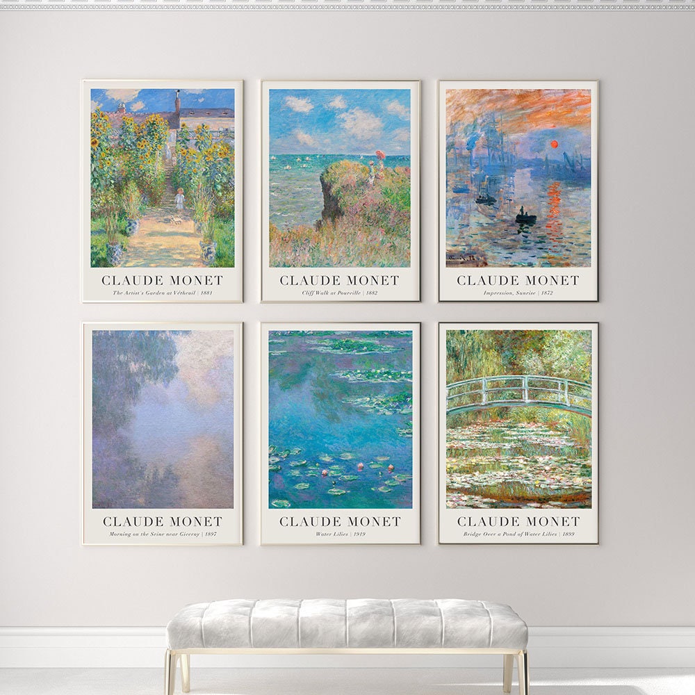 Poster Claude Monet - ohne Rahmen