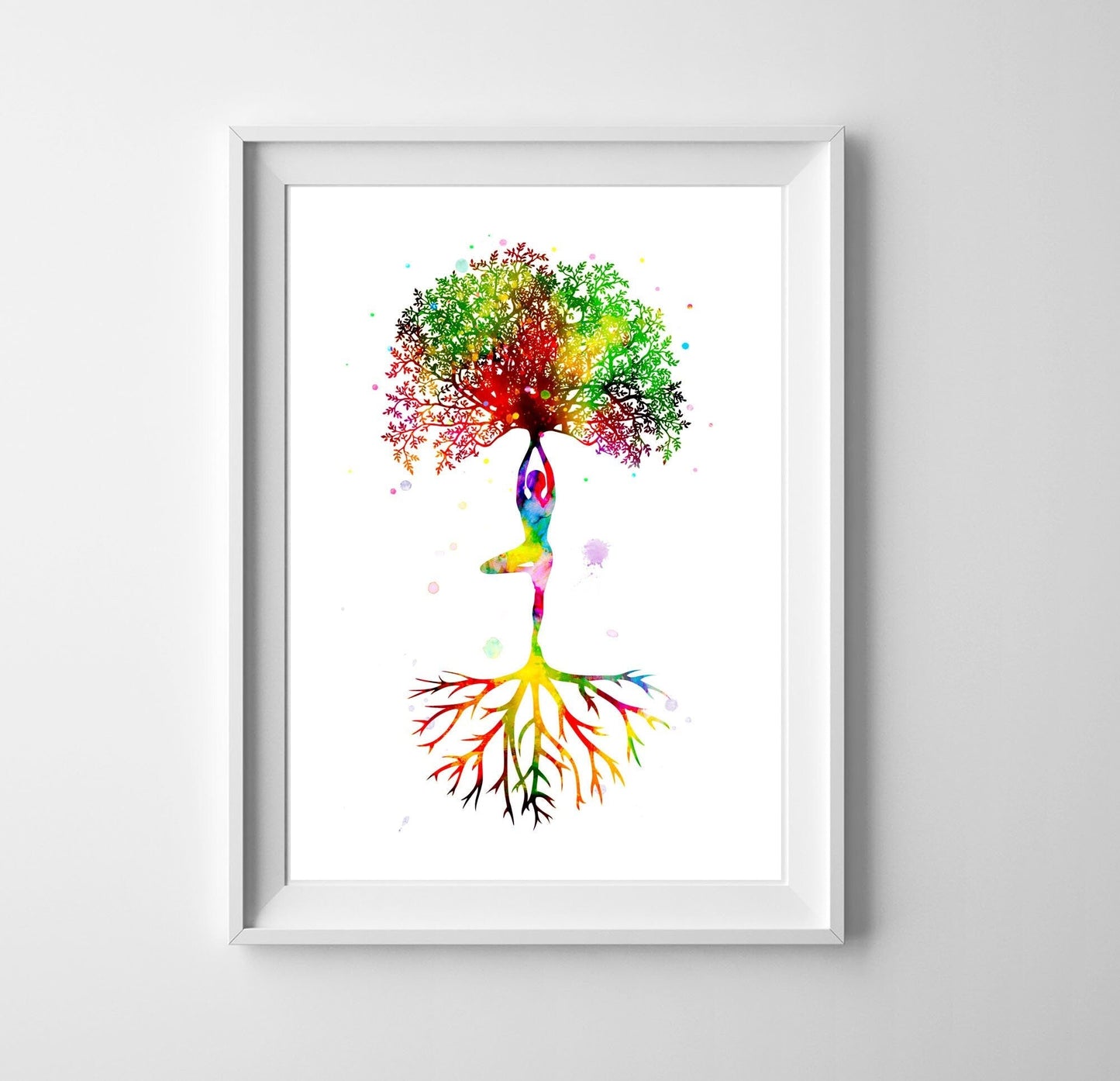 Poster Yoga - ohne Rahmen