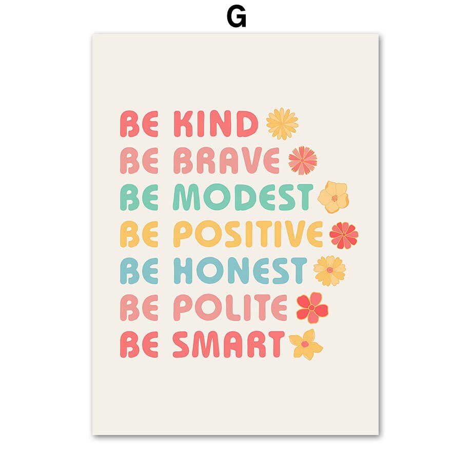 Poster Colorful Clouds - ohne Rahmen