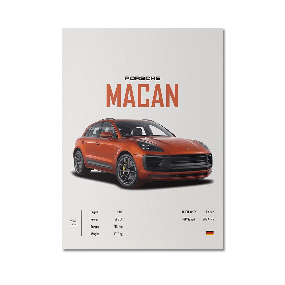 Poster Sportcars - ohne Rahmen
