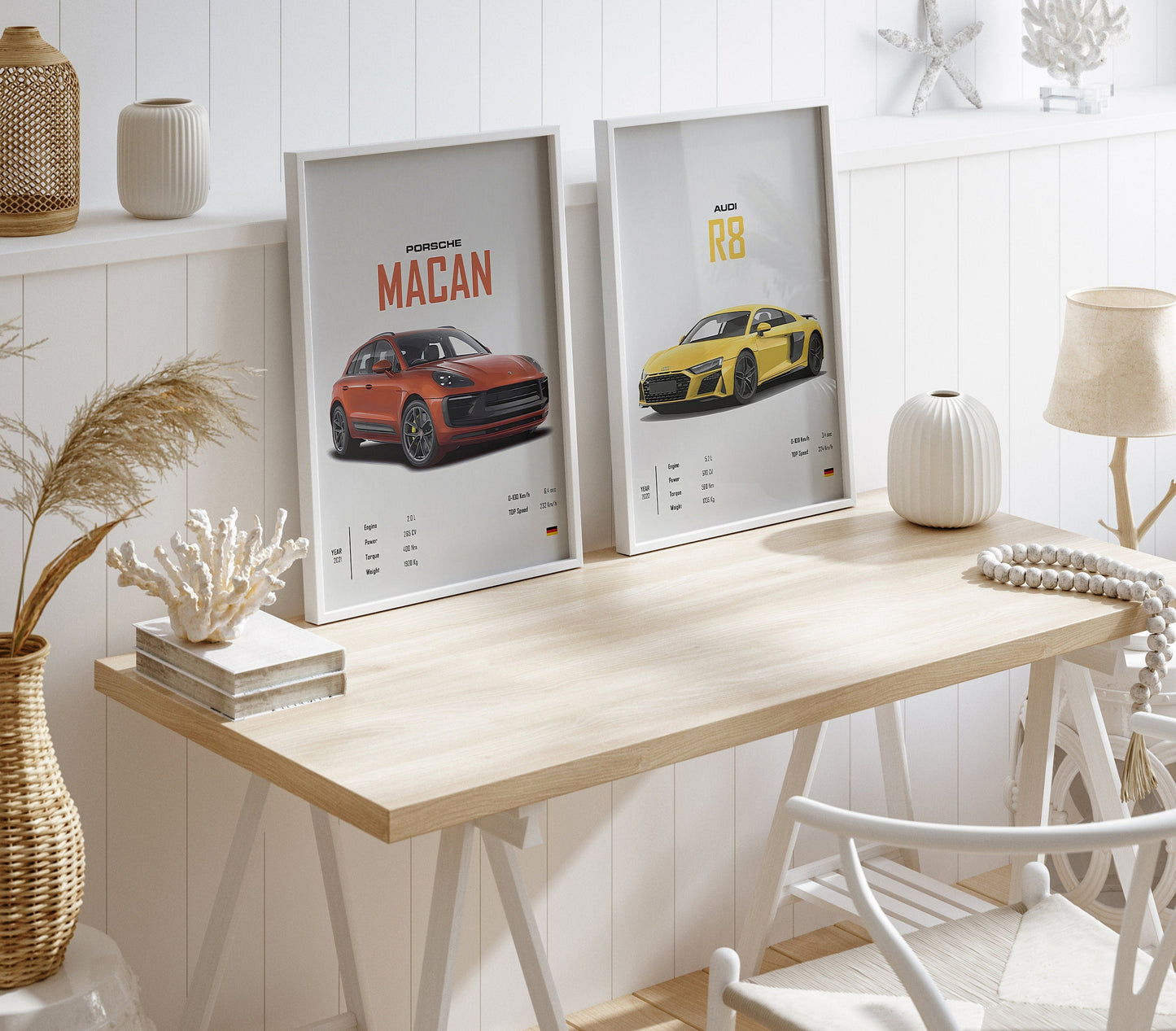 Poster Sportcars - ohne Rahmen