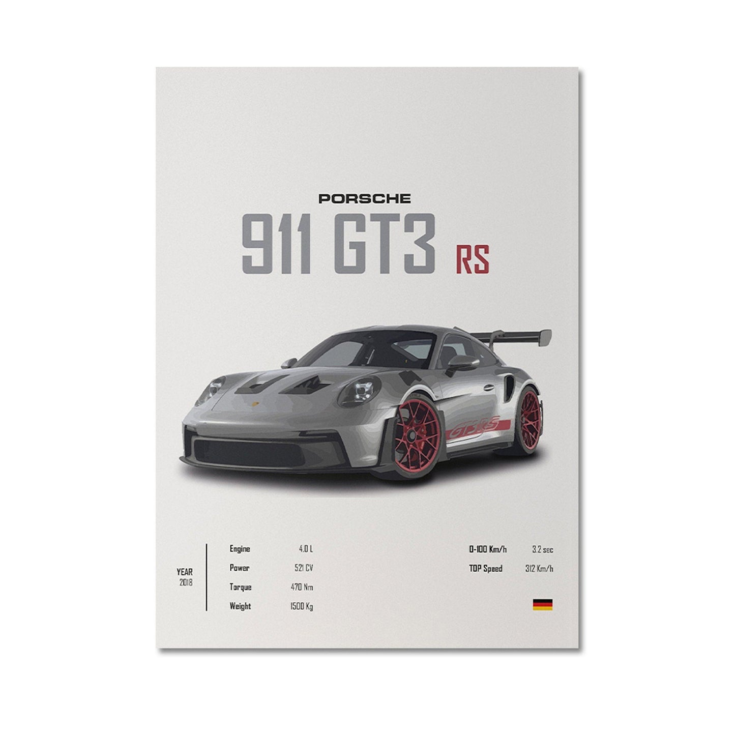 Poster Dreamcar - ohne Rahmen