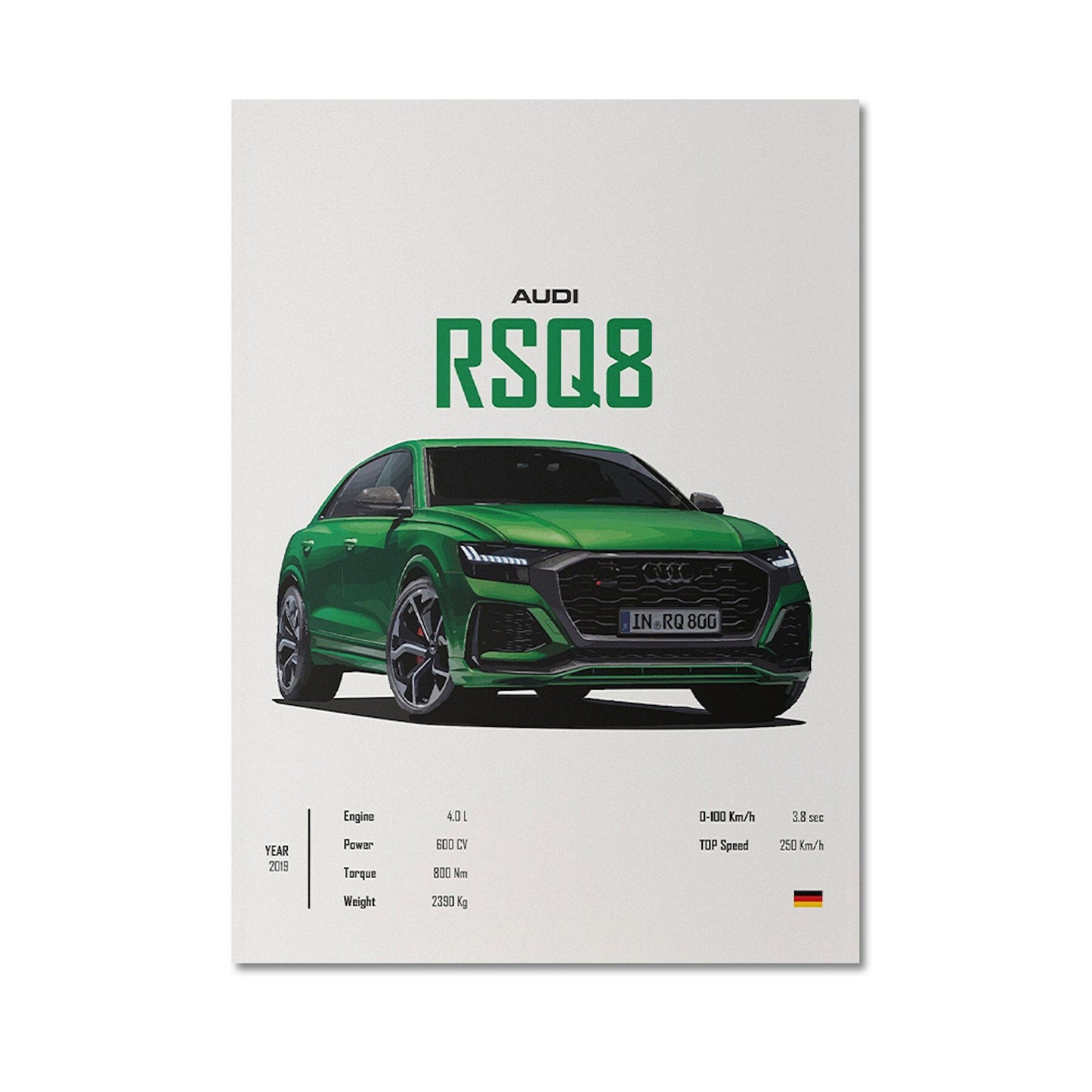 Poster Dreamcar - ohne Rahmen
