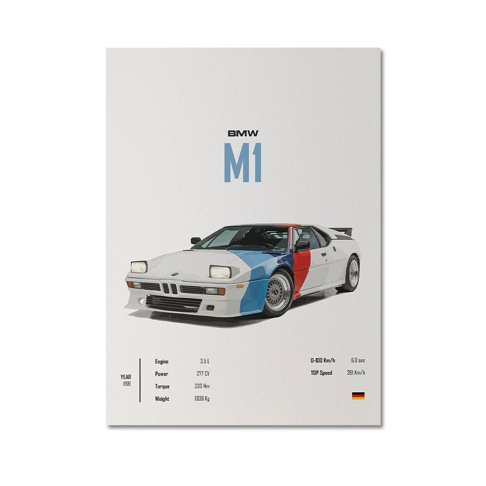 Poster Sportcars - ohne Rahmen