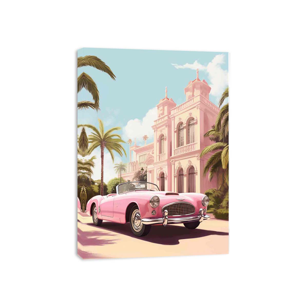 Vintage Car Canvas Art Print-3