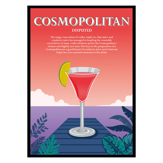 Cosmopolitan Cocktail Poster-0