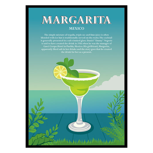 Margarita Cocktail Poster-0