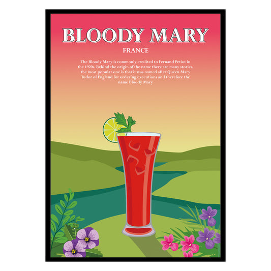 Bloody Mary No2 Cocktail Poster-0