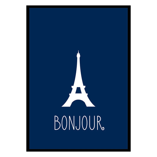 Bonjour Paris Poster-0