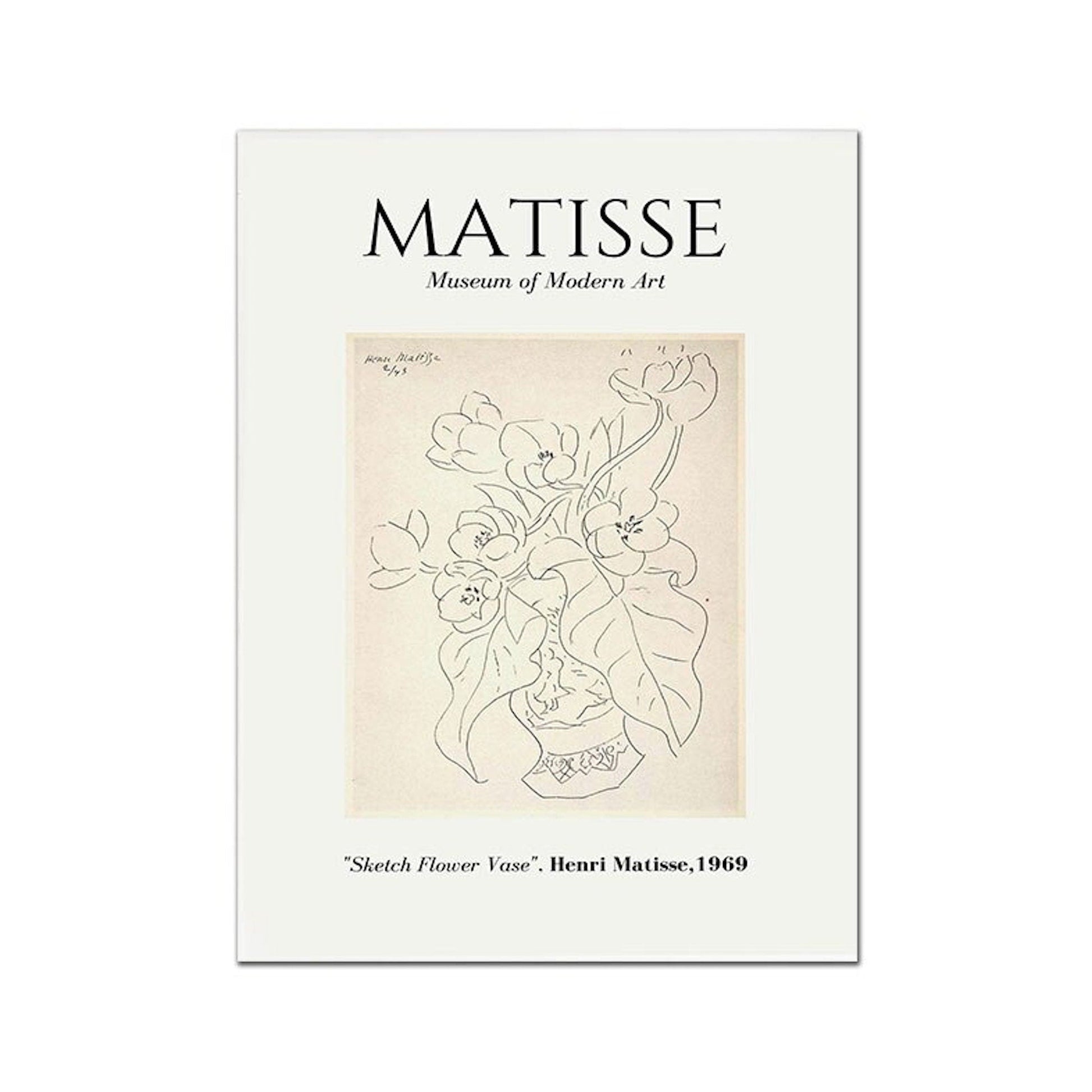 Poster Matisse Gesicht Abstrakt | Bilder Wohnzimmer | Wandbilder Schlafzimmer | Deko Print ohne Rahmen | Bilder Set Matisse Bunt-3