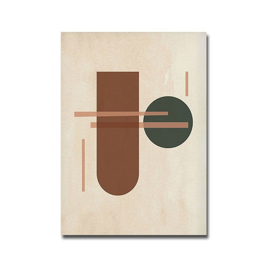 Poster Warm Geometry - ohne Rahmen