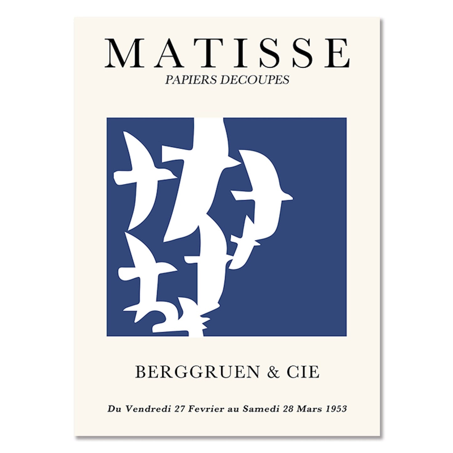 Poster Matisse Berggrün & Cie Museum - ohne Rahmen