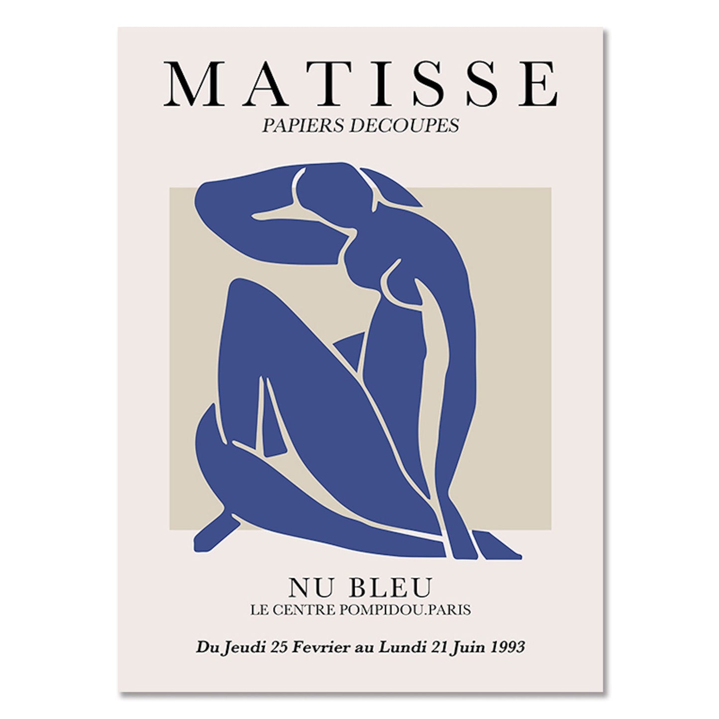 Poster Matisse Berggrün & Cie Museum - ohne Rahmen