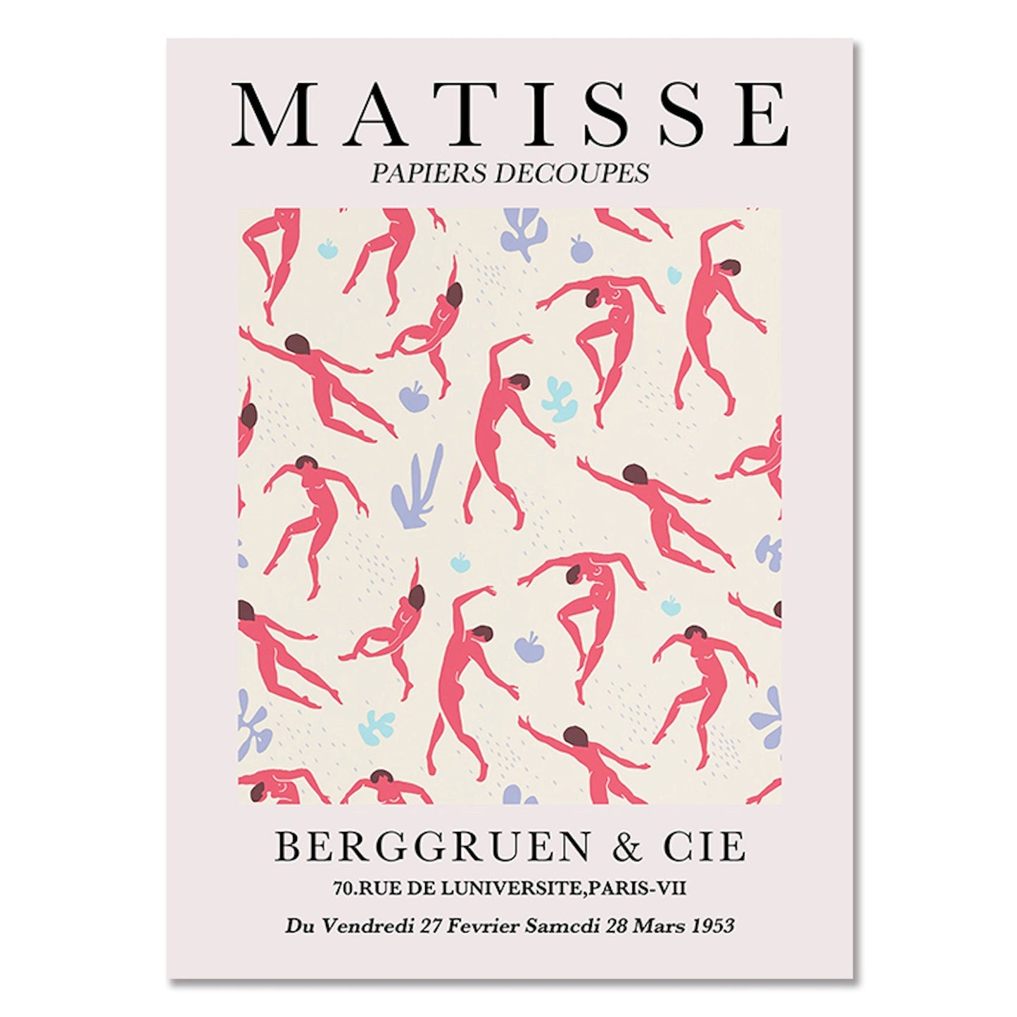 Poster Matisse Berggrün & Cie Museum - ohne Rahmen