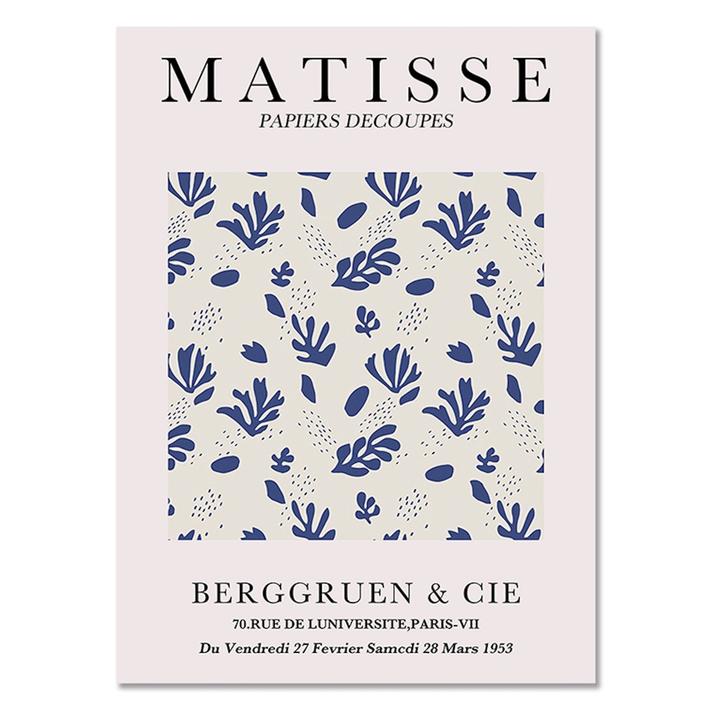 Poster Matisse Berggrün & Cie Museum - ohne Rahmen