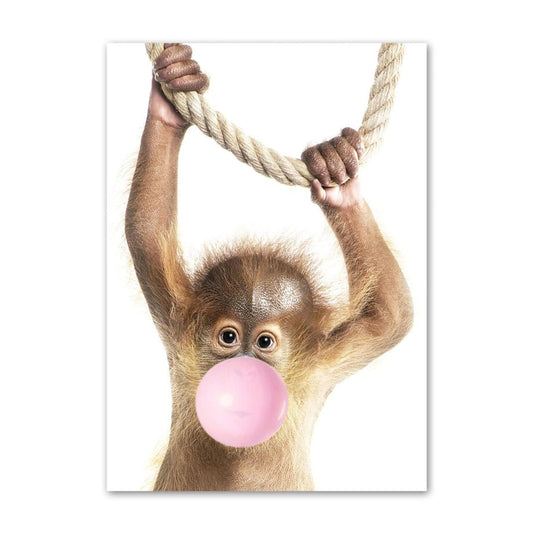 Poster Safari Gum - ohne Rahmen