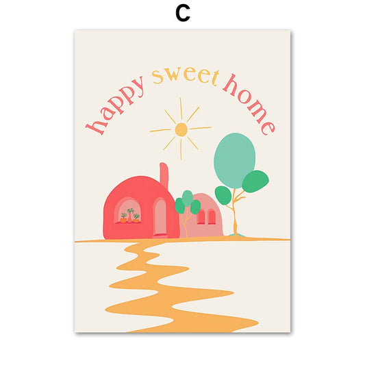 Poster Colorful Clouds - ohne Rahmen