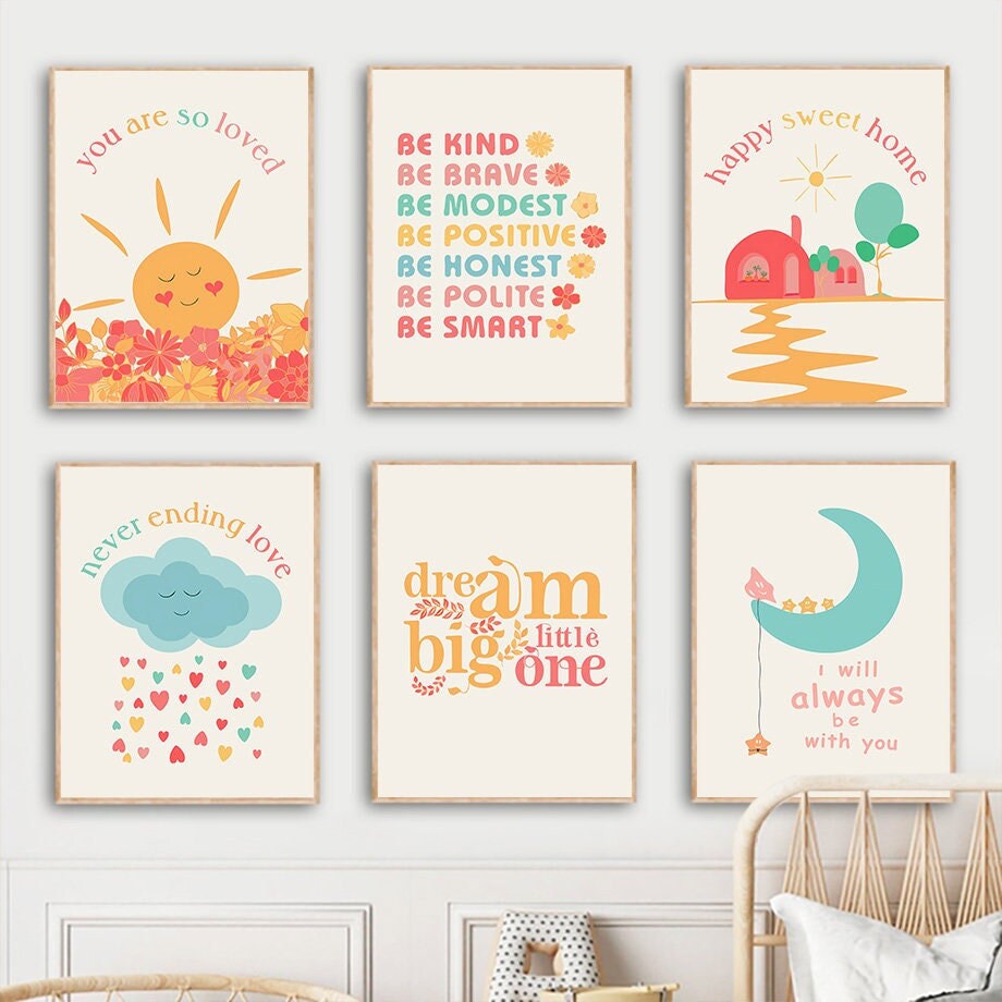 Poster Colorful Clouds - ohne Rahmen