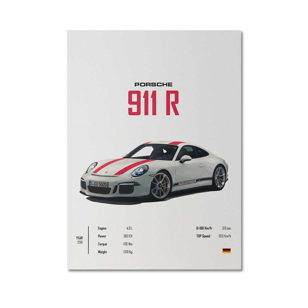 Poster Sportcars - ohne Rahmen