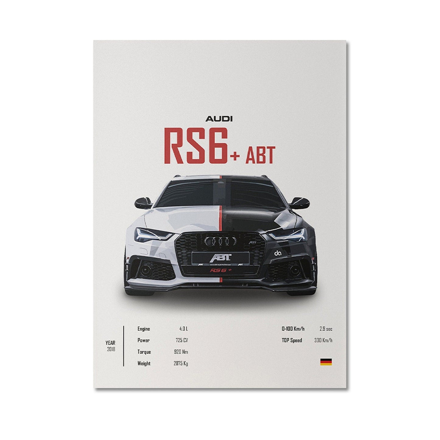 Poster Dreamcar - ohne Rahmen