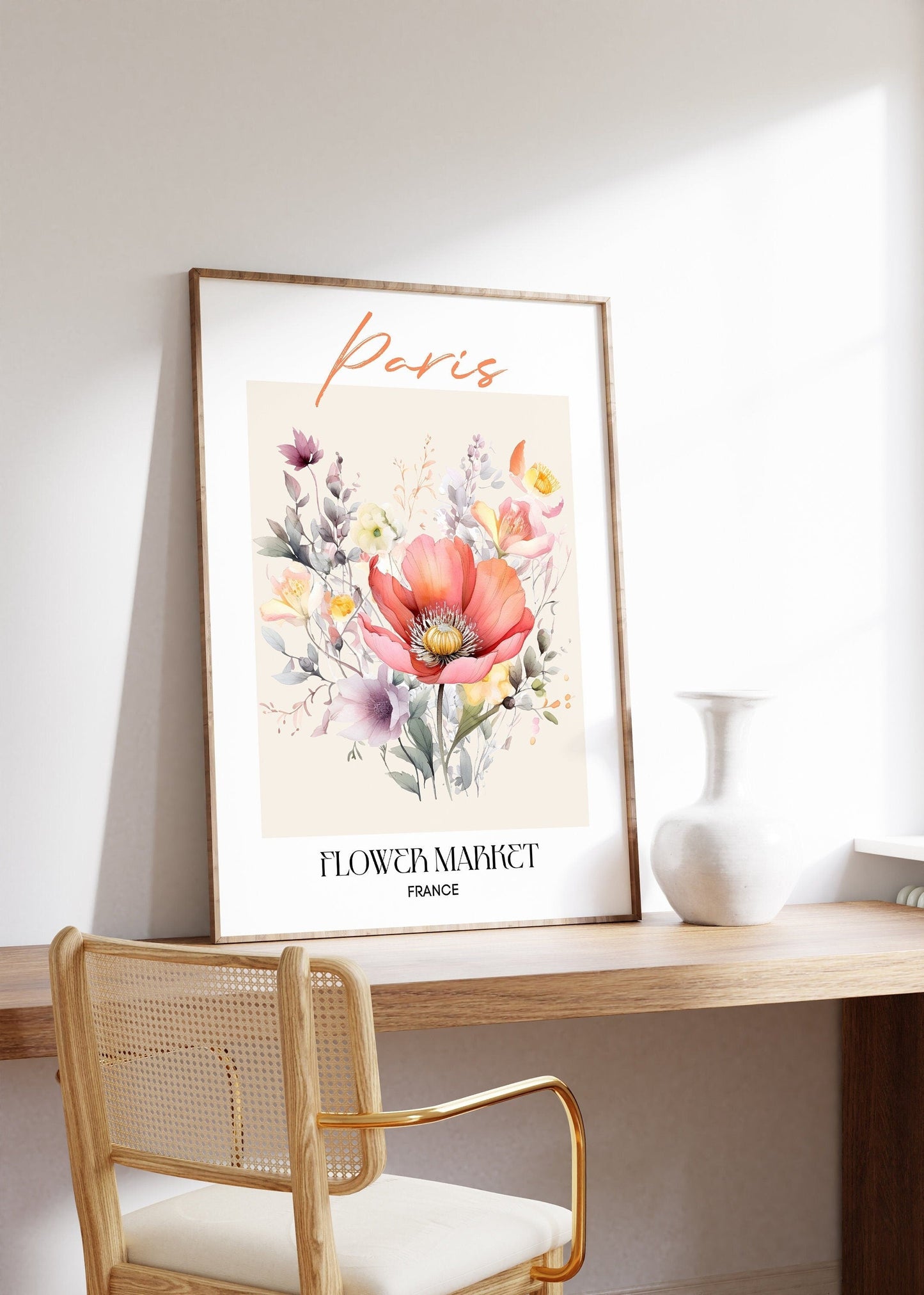 Poster Flower Market - ohne Rahmen