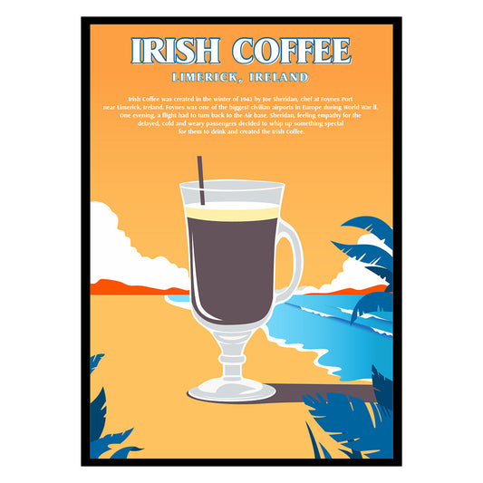 Irish Coffee Cocktail Poster-0