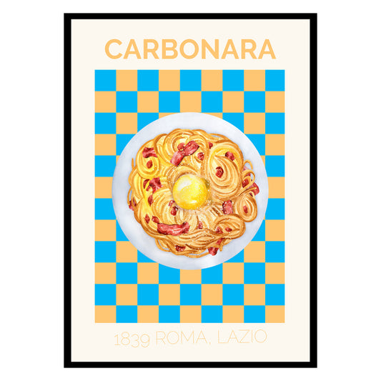 Pasta Carbonara Poster-0
