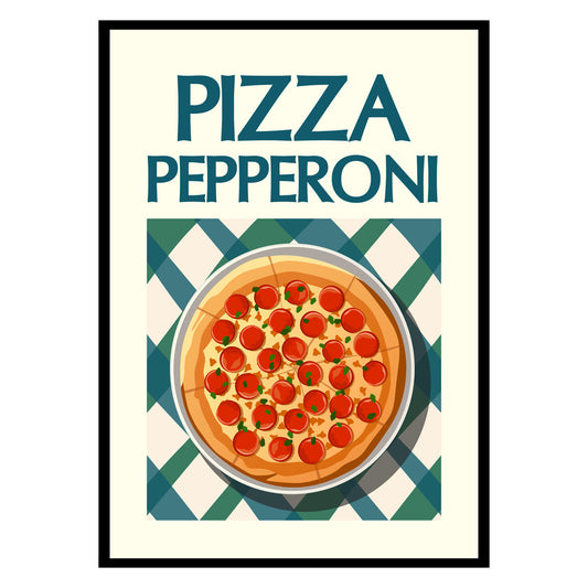 Pepperoni Pizza Poster-0
